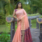 Pink Premium Chanderi Silk Saree With Unique Meena Weaves